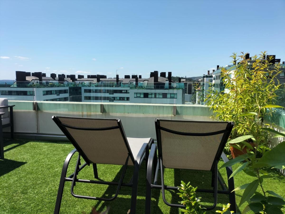 Preciosa Habitacionsuite En Atico Con Terraza II Сантяго де Компостела Екстериор снимка